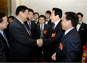 曹寶華與習近平總書記合影